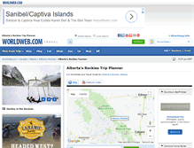 Tablet Screenshot of discovertherockies.com